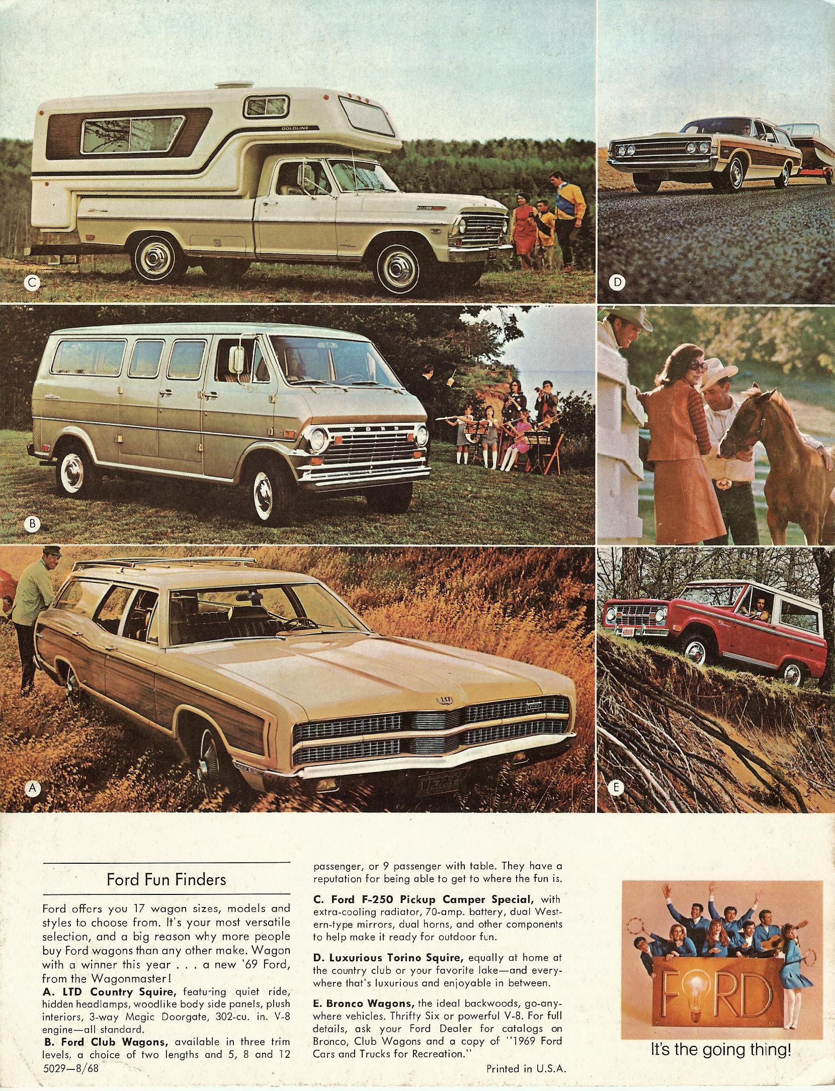 1969 Ford Wagons Brochure Page 9